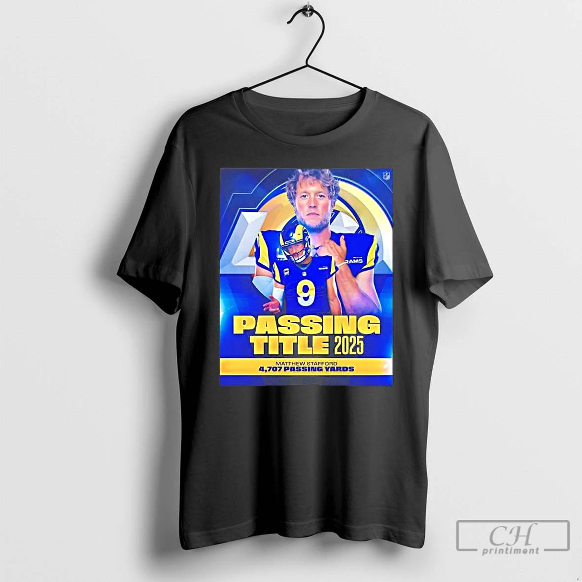 Premium Matthew Stafford 4707 Passing Yards 2025 T-Shirts, Hoodie, Sweatshirt | PopFlextees.com
