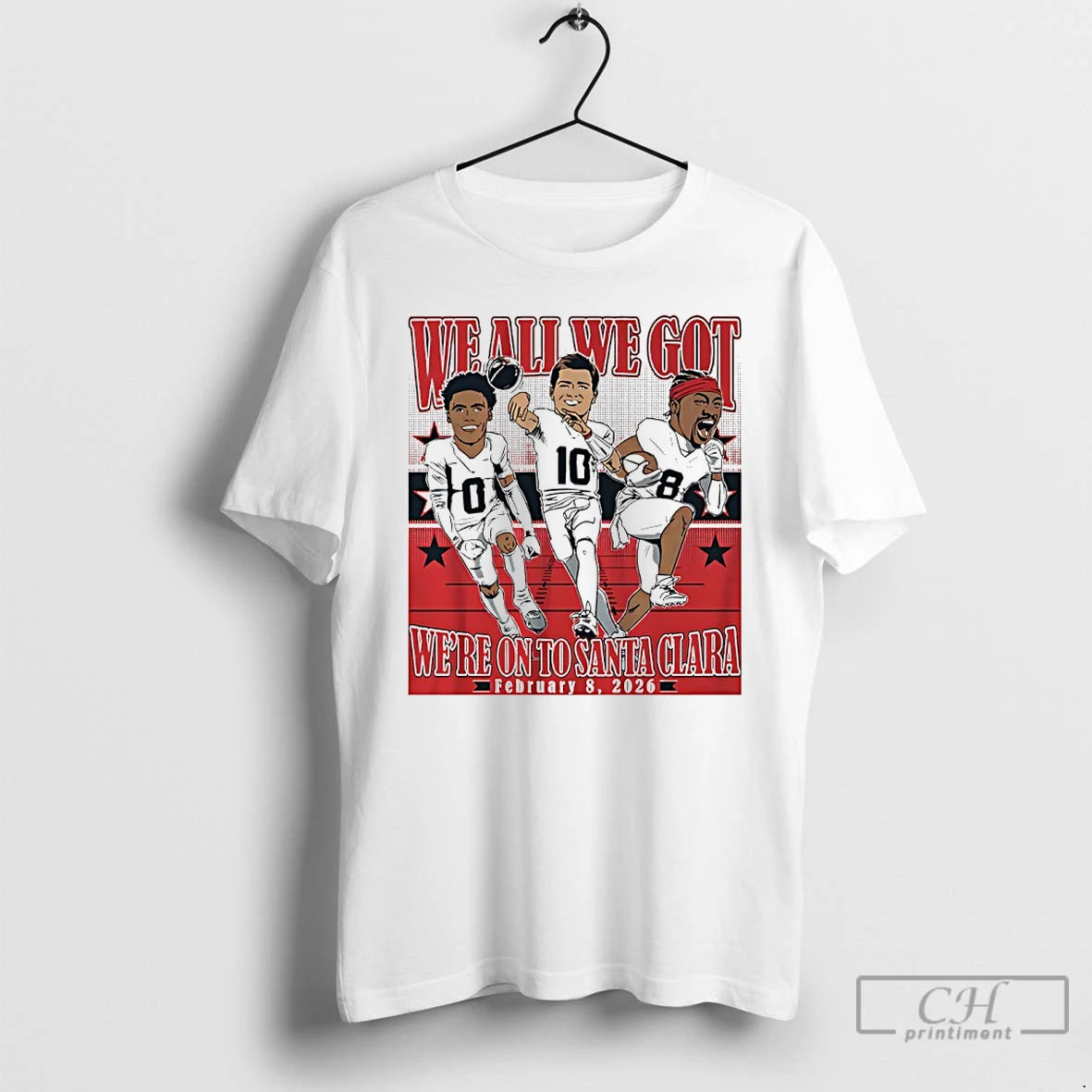 Premium Maye Diggs And Gonzalez We All We Got Were On To Santa Clara Patriots T-Shirts, Hoodie, Sweatshirt | PopFlextees.com