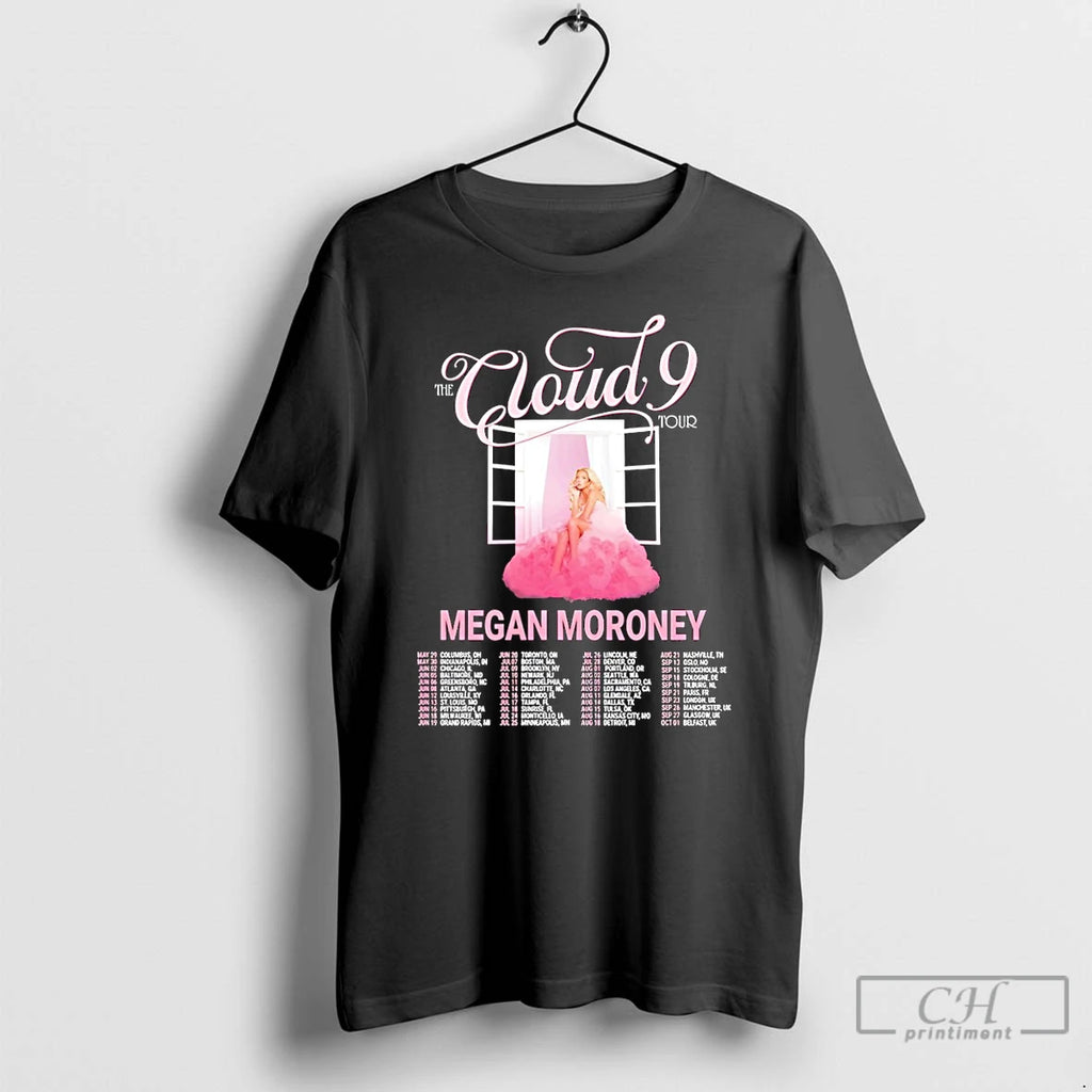 Premium Megan Moroney The Cloud 9 World Tour Vintage T-Shirts, Hoodie, Sweatshirt | PopFlextees.com