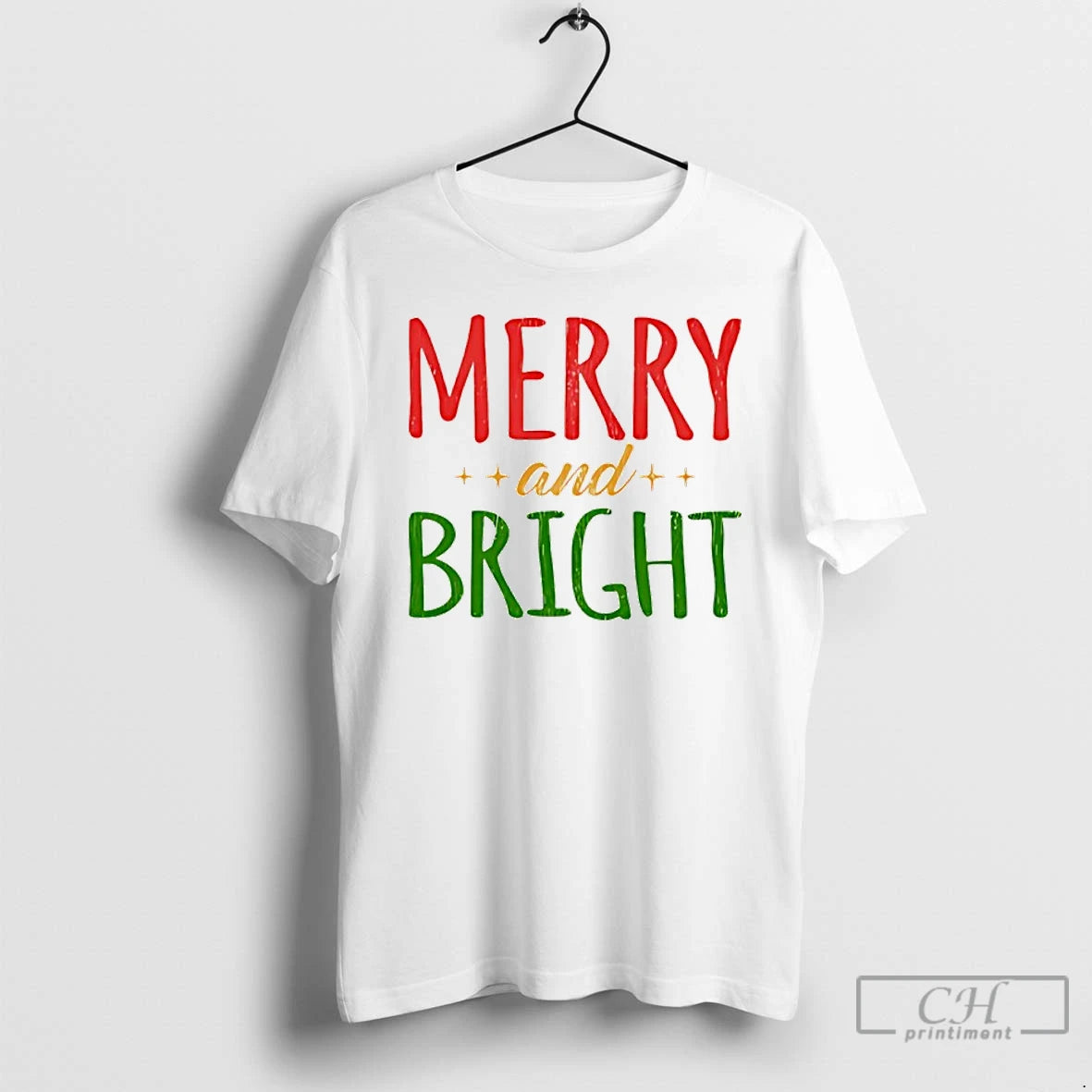 Premium Merry And Bright Classic T-Shirts, Hoodie, Sweatshirt | PopFlextees.com