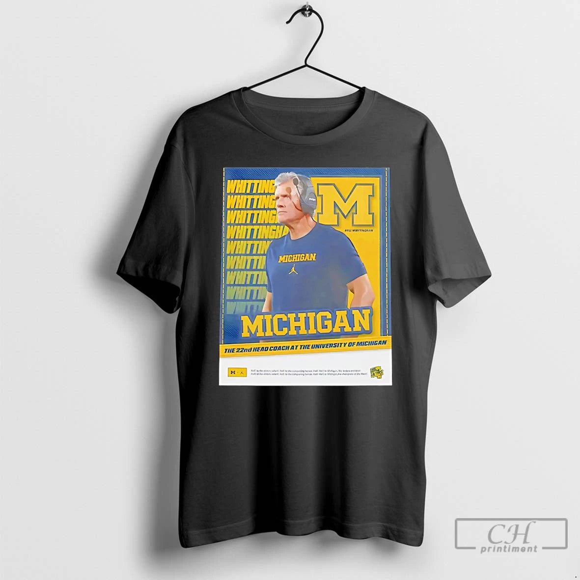 Premium Michigan 22nd Head Coach Kyle Whittingham Show Your Wolverine Pride T-Shirts, Hoodie, Sweatshirt | PopFlextees.com