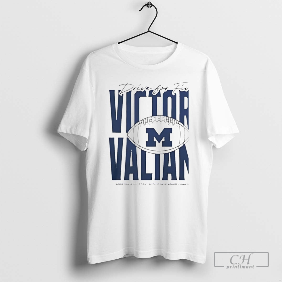 Premium Michigan Football Drive For Five Victors Valiant Shirt Sweater Hoodie, Sweatshirt | PopFlextees.com