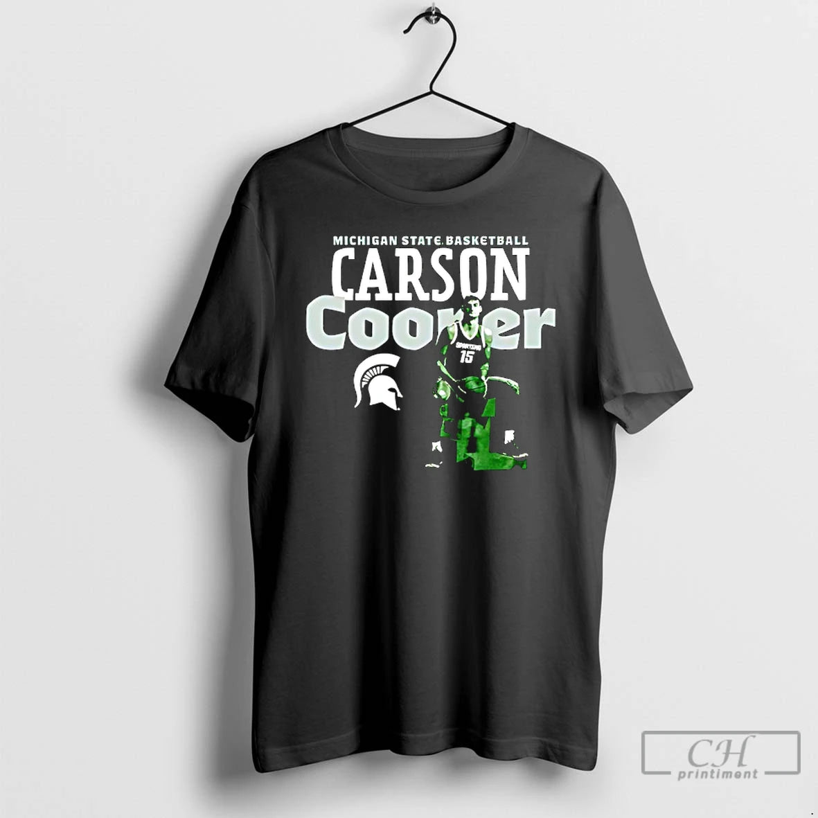 Premium Michigan State Basketball Carson Coomer Graphic T-Shirts, Hoodie, Sweatshirt | PopFlextees.com