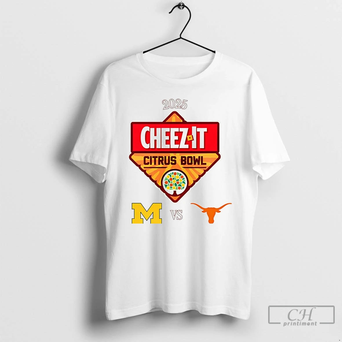 Premium Michigan Wolverines Vs Texas Longhorns 2025 Citrus Bowl T-Shirts, Hoodie, Sweatshirt | PopFlextees.com