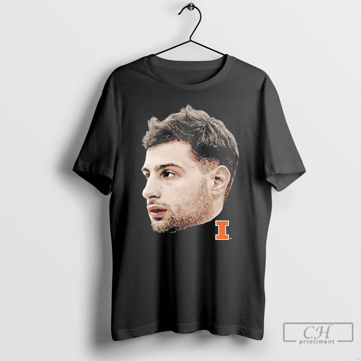 Premium Mihailo Petrovic Portrait Head Illinois Fighting Illini T-Shirts, Hoodie, Sweatshirt | PopFlextees.com