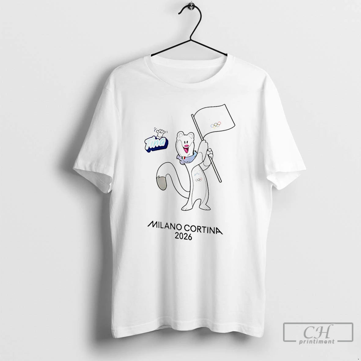 Premium Milano Cortina 2026 Olympics Mascotte Graphic T-Shirts, Hoodie, Sweatshirt | PopFlextees.com