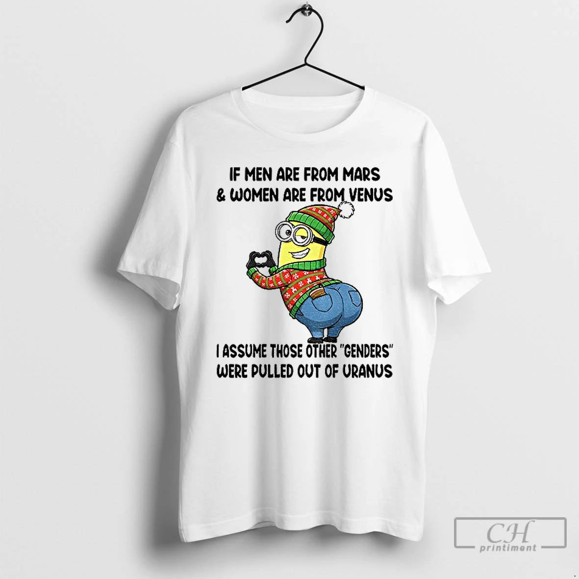 Minion Santa If Are Mars Are Venus I Assume T-Shirts, Hoodie, Sweatshirt