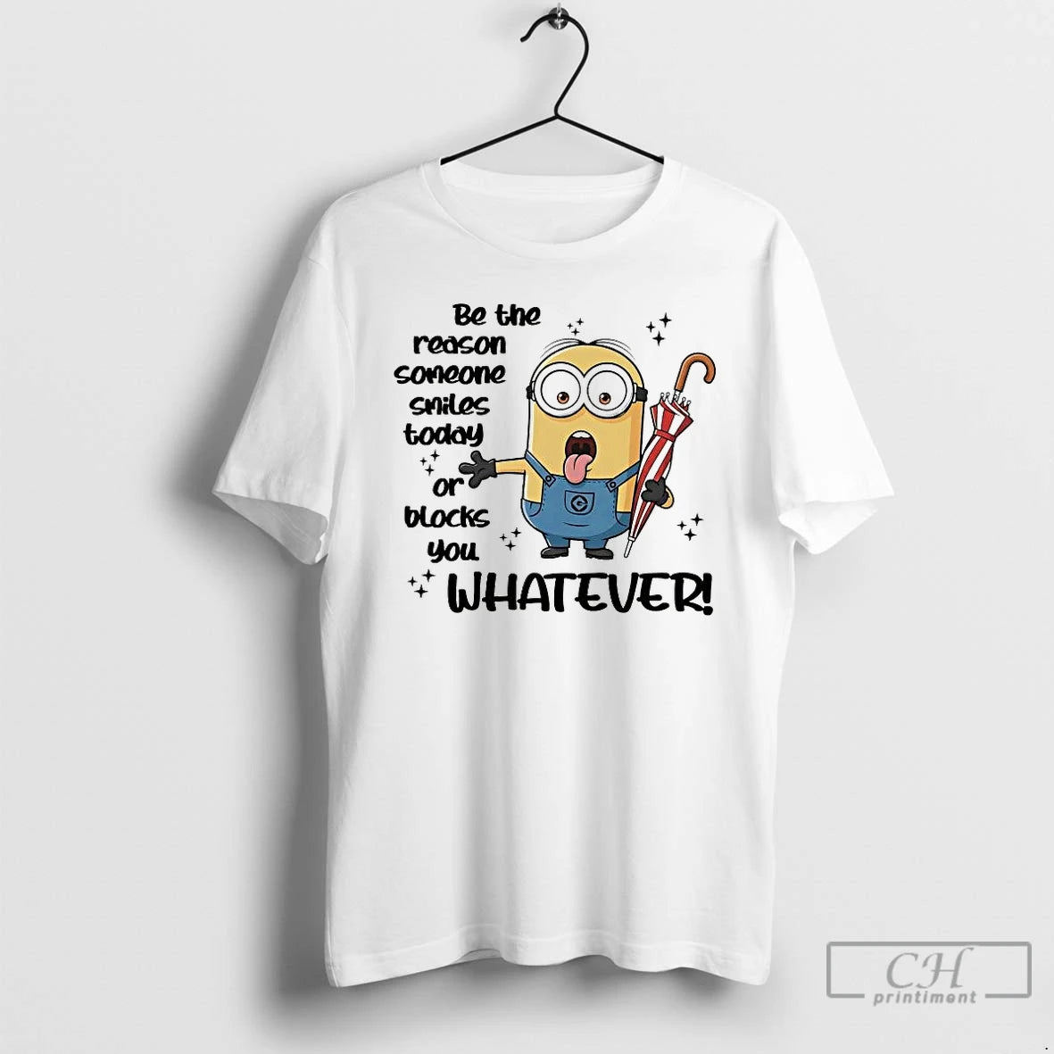 Premium Minions Be The Reason Someone Smiles Today Or Blocks You T-Shirts, Hoodie, Sweatshirt | PopFlextees.com