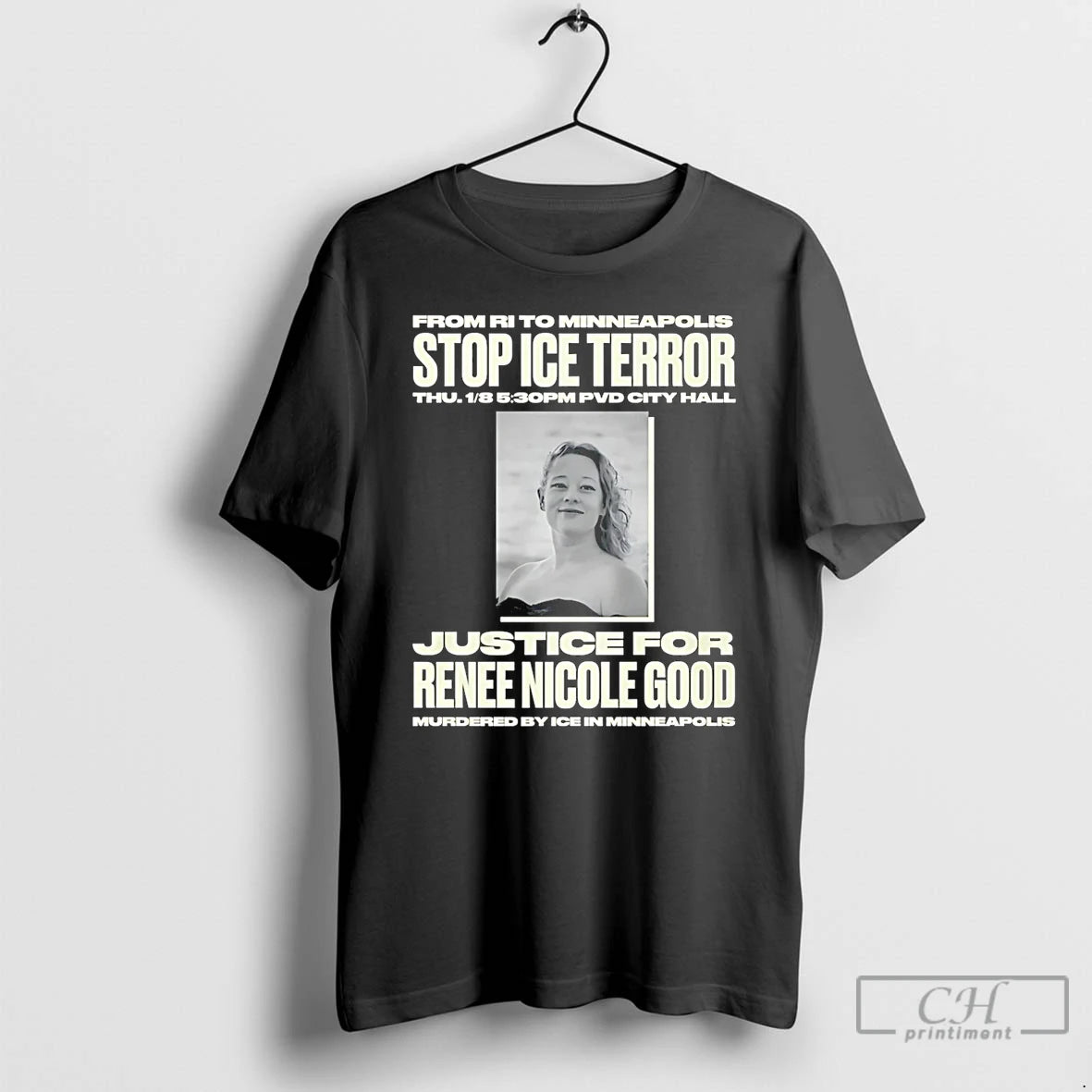 Premium Minneapolis Stop Terror Justice For Renee Nicole Good T-Shirts, Hoodie, Sweatshirt | PopFlextees.com