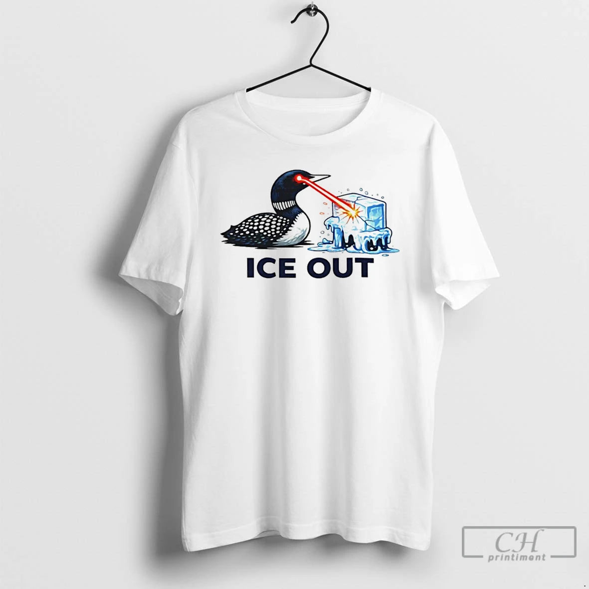 Premium Minnesota Laser Loon Ice Out T-Shirts, Hoodie, Sweatshirt | PopFlextees.com
