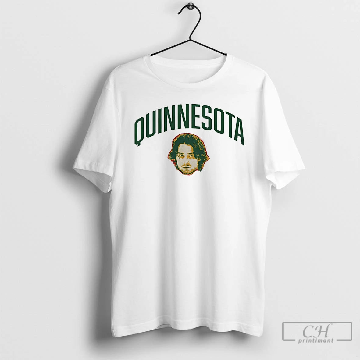 Premium Minnesota Wild Nhl Quinn Hughes Big Head Funny Quinnesota T-Shirts, Hoodie, Sweatshirt | PopFlextees.com