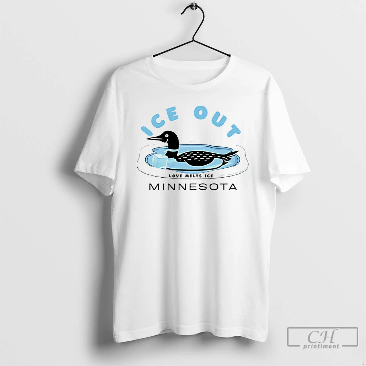 Premium Minnesota Laser Loon Ice Out Protest T-Shirts, Hoodie, Sweatshirt | PopFlextees.com