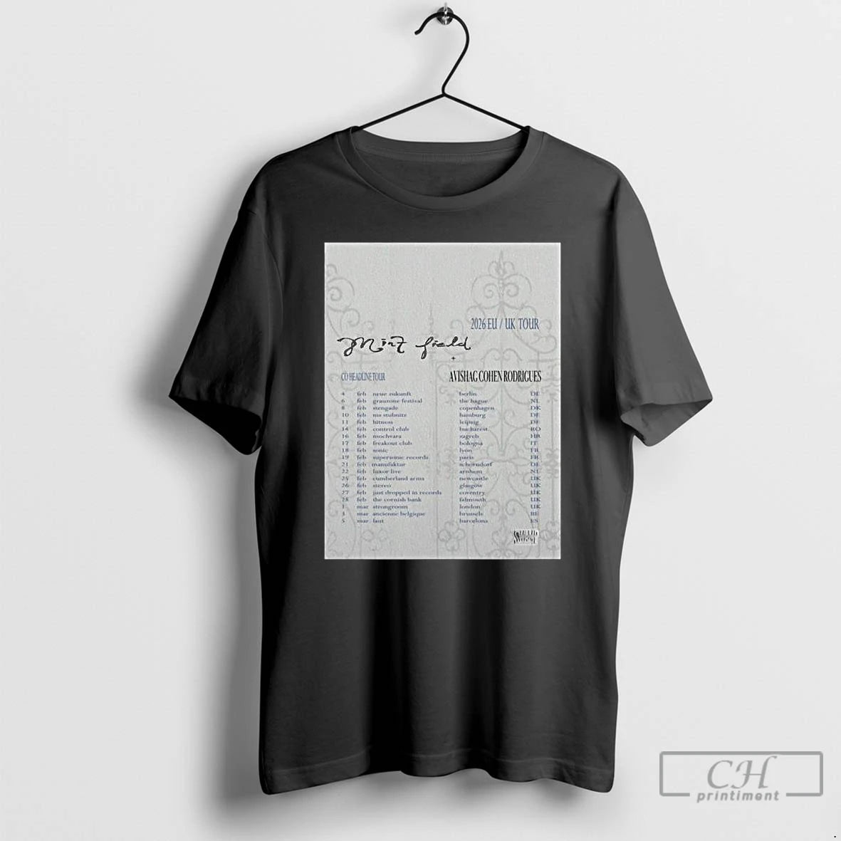 Premium Mint Field Eu Uk Tour 2026 T-Shirts, Hoodie, Sweatshirt | PopFlextees.com