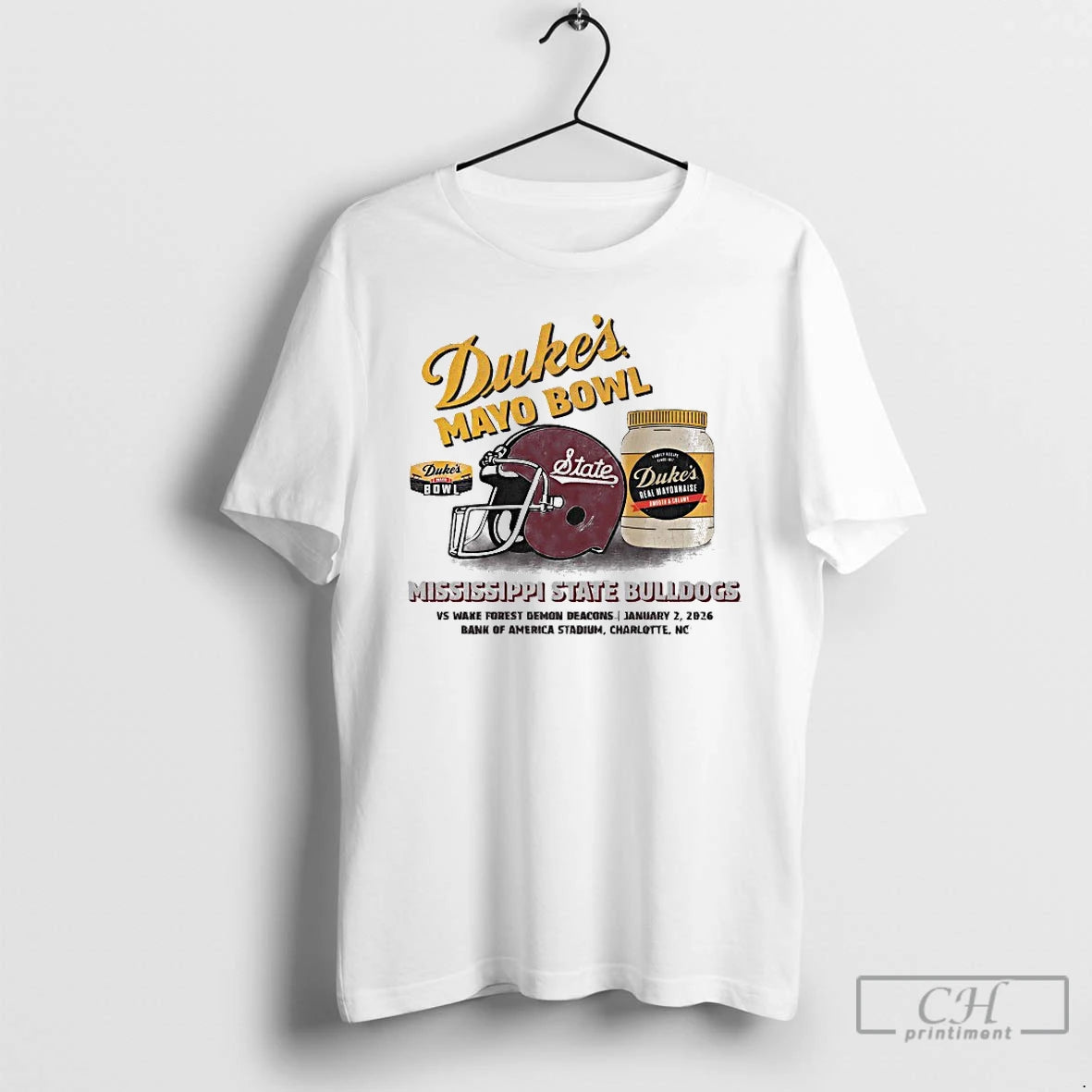 Premium Mississippi State Bulldogs Dukes Mayo Bowl 2026 T-Shirts, Hoodie, Sweatshirt | PopFlextees.com