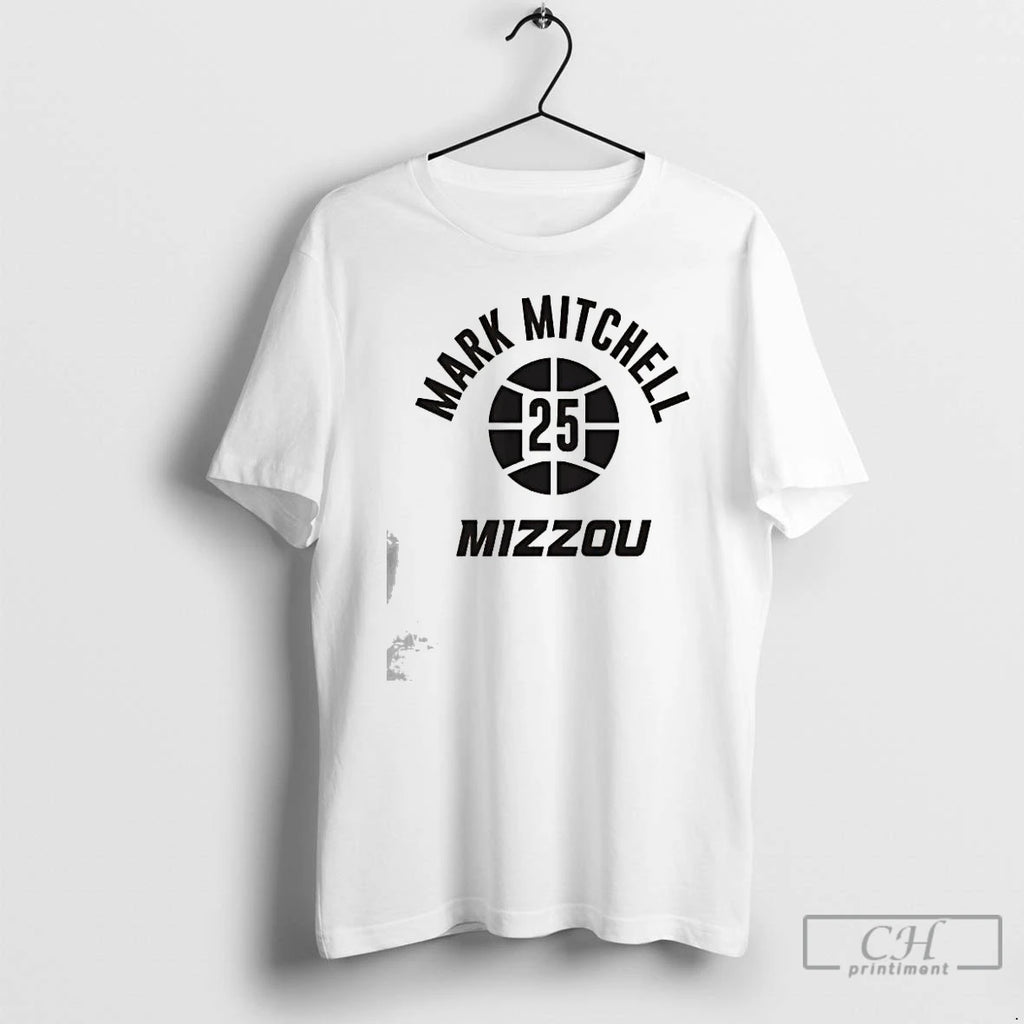 Premium Missouri Basketball Mark Mitchell Name Number Ball T-Shirts, Hoodie, Sweatshirt | PopFlextees.com