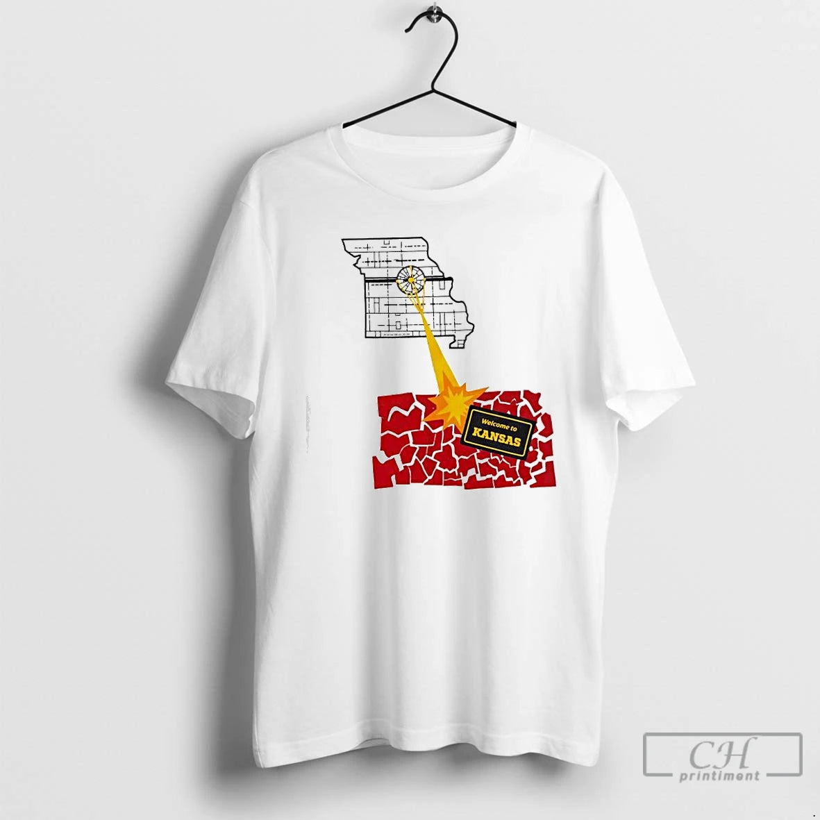Premium Missouri Border Blast Welcome To Kansas T-Shirts, Hoodie, Sweatshirt | PopFlextees.com