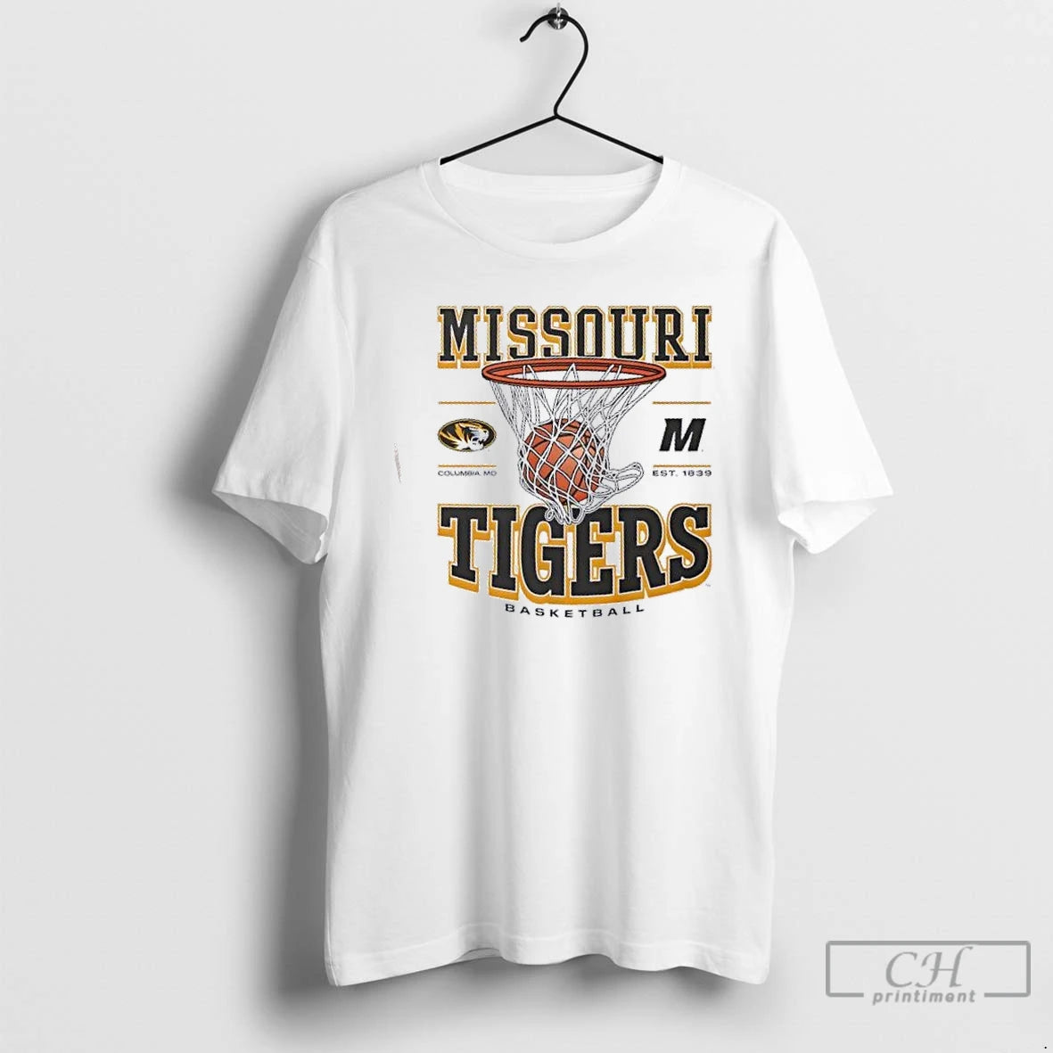 Premium Missouri Tigers Basketball Game Time Columbia Mo Est 1839 T-Shirts, Hoodie, Sweatshirt | PopFlextees.com