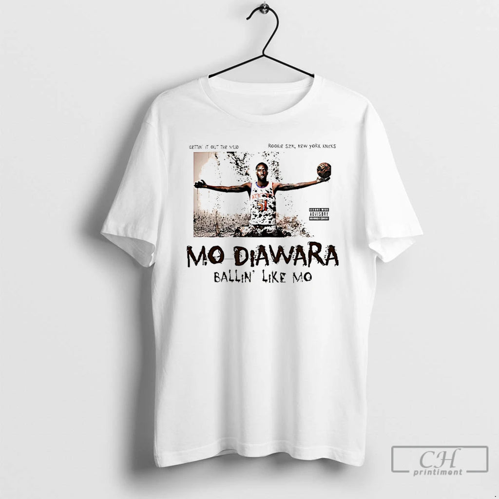 Premium Mohamed Diawara Ny Knicks Mo Diawara Ballin Like Mo T-Shirts, Hoodie, Sweatshirt | PopFlextees.com