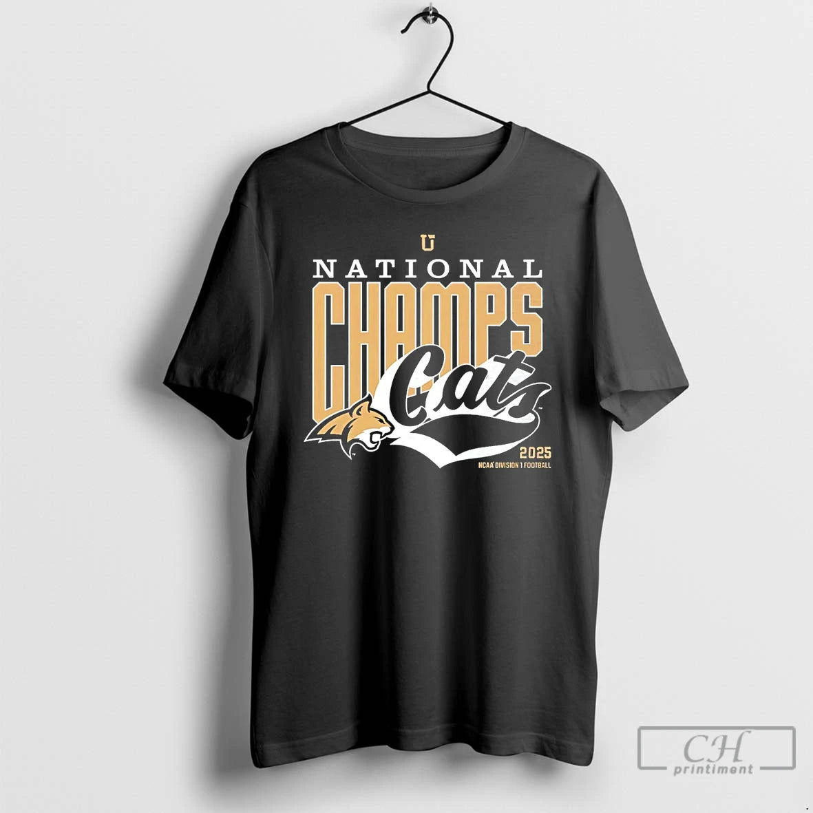 Premium Montana State Football Msu 25 Ncaa Fcs Football National Champions Cats T Shirts Sweater Hoodie, Sweatshirt