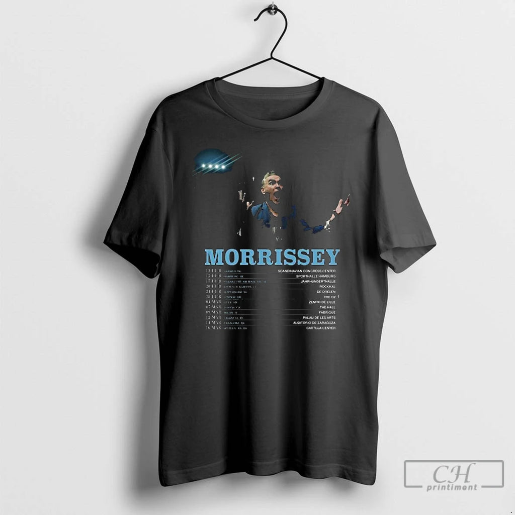 Premium Morrissey Live Across Europe Tour 2026 T-Shirts, Hoodie, Sweatshirt | PopFlextees.com