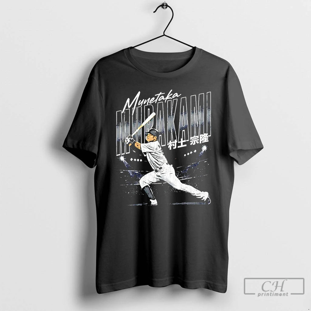 Premium Munetaka Murakami Chicago White Sox Slant T-Shirts, Hoodie, Sweatshirt | PopFlextees.com