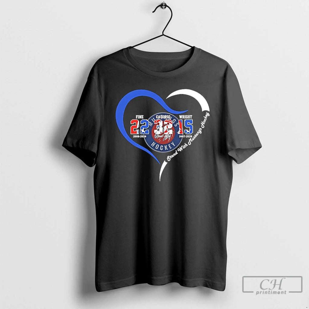 Premium Mustangs Hockey Fine 22 Casorso 32 And Wright 15 Stand With Mustangs Hockey T-Shirts, Hoodie, Sweatshirt