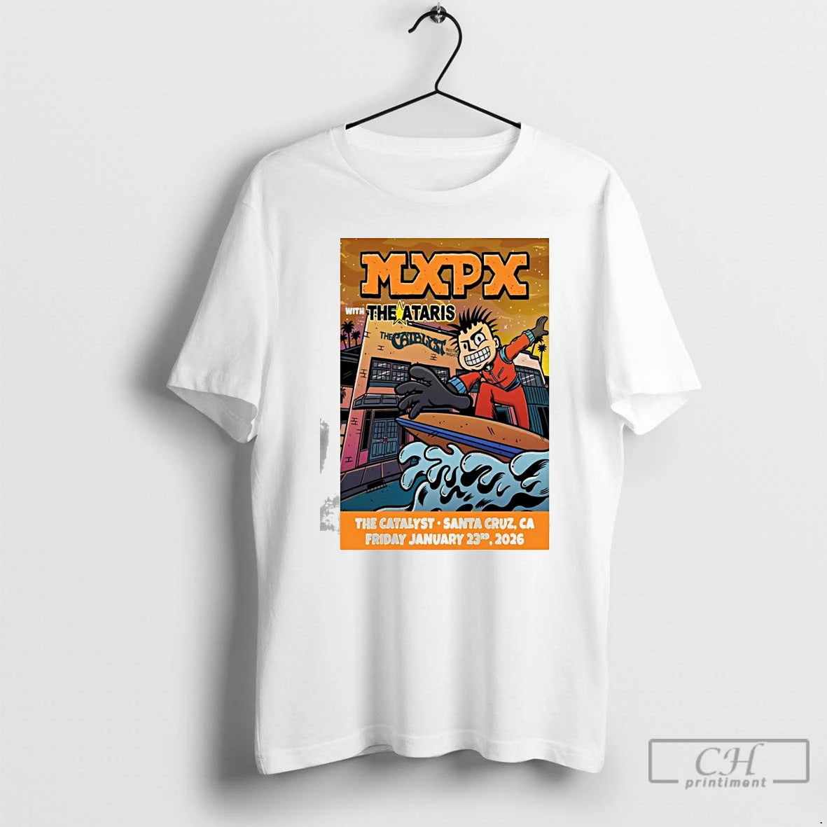Premium Mxpx The Catalyst Santa Cruz Ca January 23 2026 T-Shirts, Hoodie, Sweatshirt | PopFlextees.com
