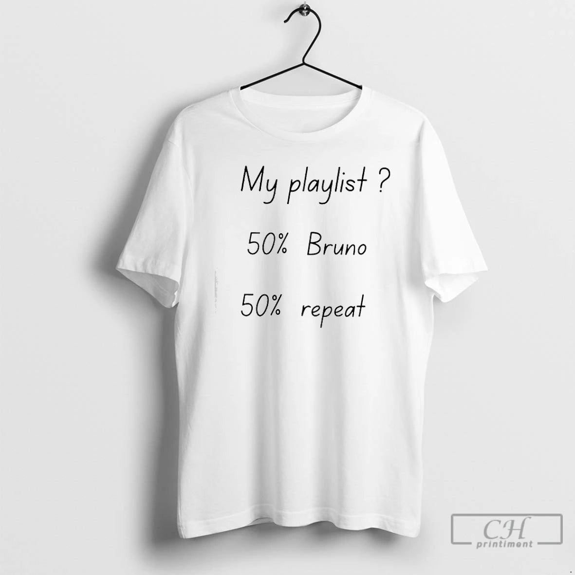 Premium My Playlist 50 Bruno 50 Repeat Graphic T-Shirts, Hoodie, Sweatshirt | PopFlextees.com
