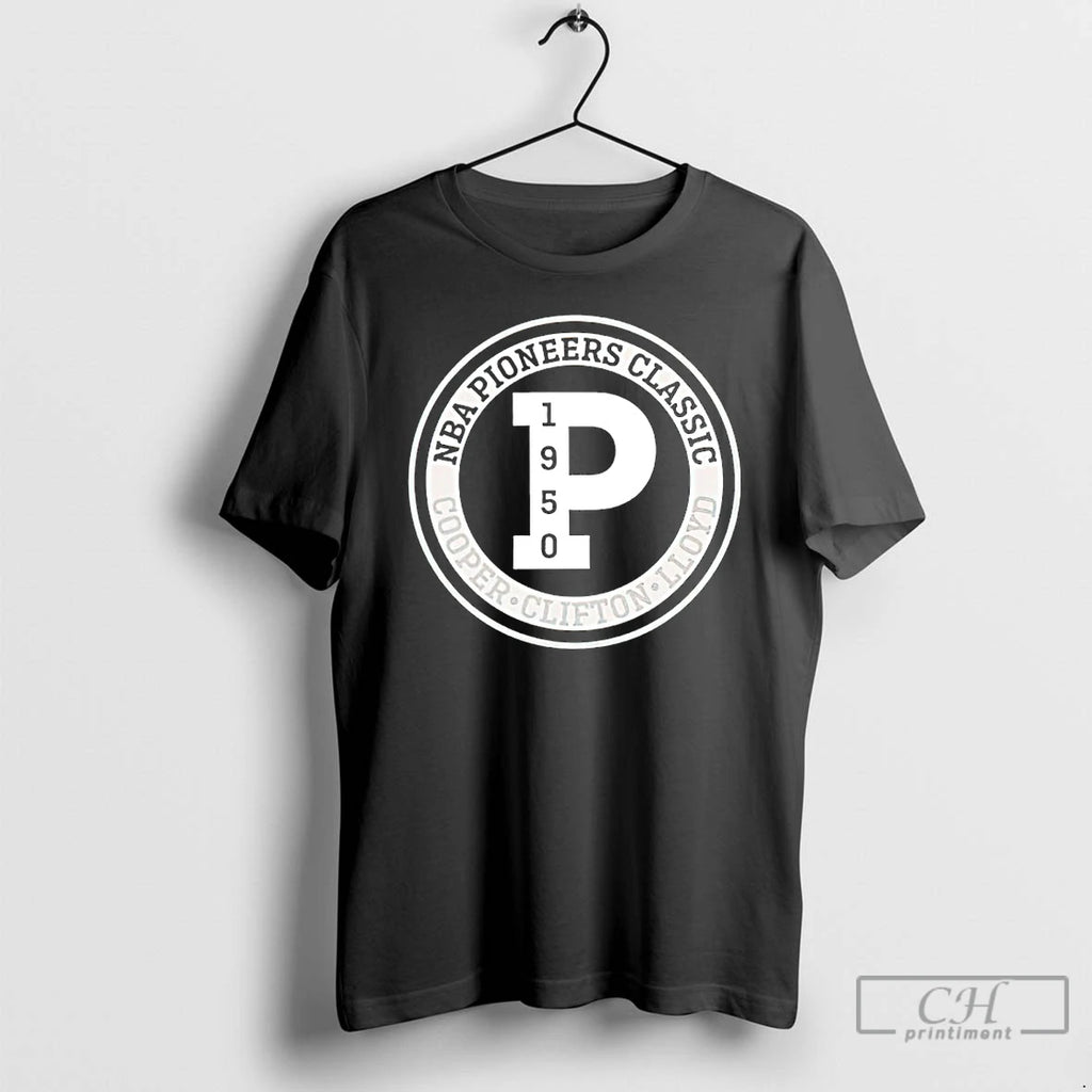 Premium Nba Pioneers Classic Cooper Clifton Lloyd 1950 T-Shirts, Hoodie, Sweatshirt | PopFlextees.com