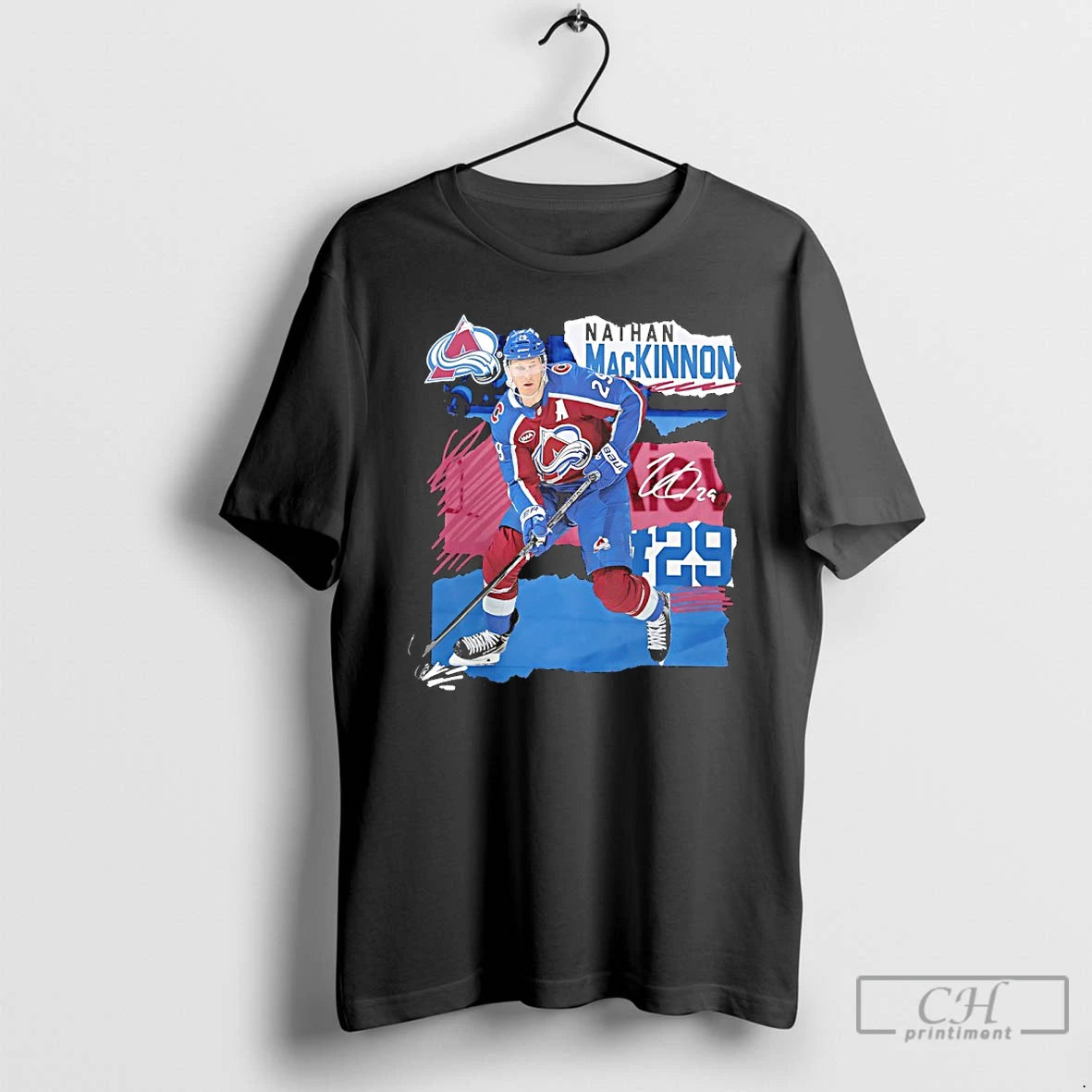 Premium Nathan Mackinnon 29 Colorado Avalanche Fresh Ice Signature T-Shirts, Hoodie, Sweatshirt | PopFlextees.com