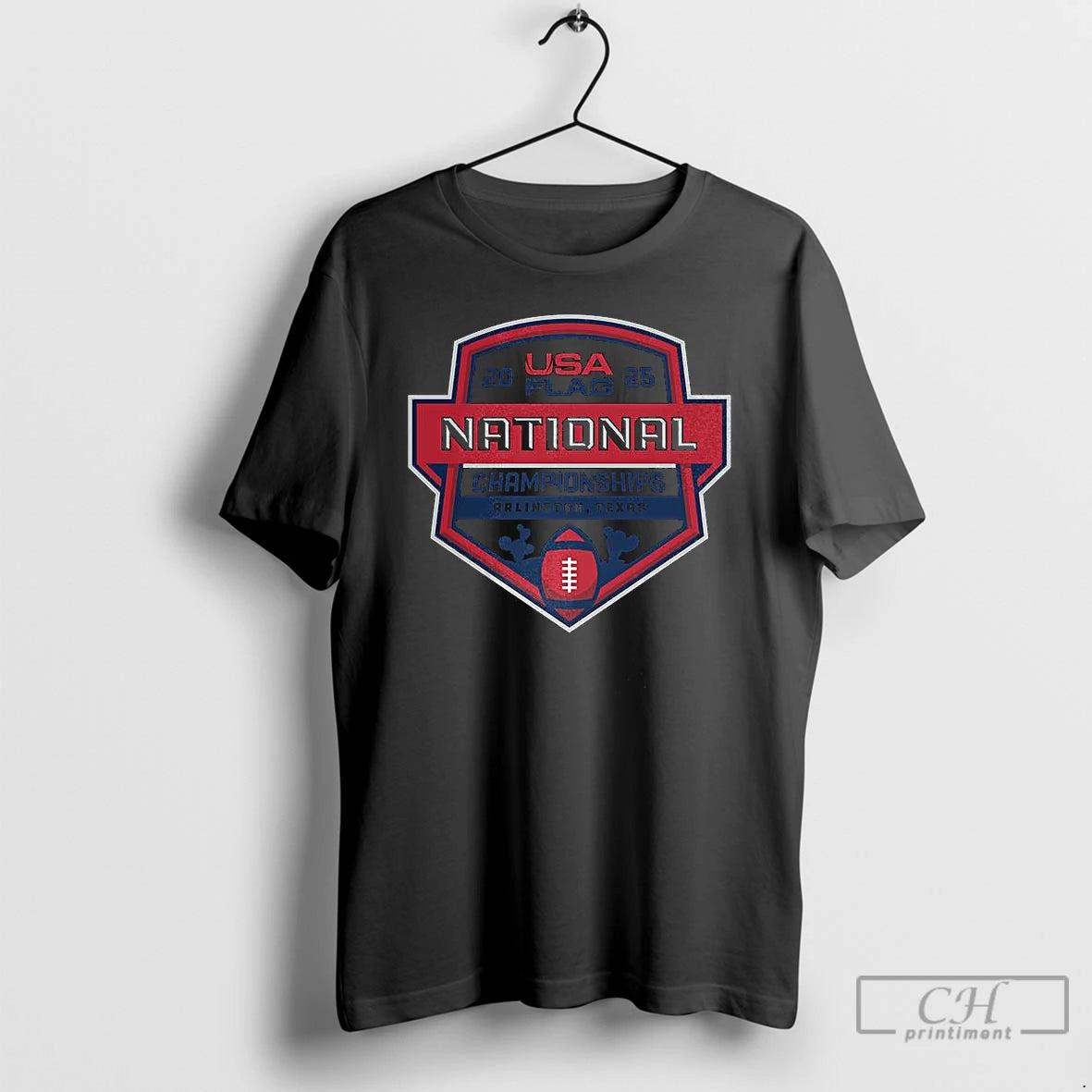 Premium National Championships 2025 Usa Flag T-Shirts, Hoodie, Sweatshirt | PopFlextees.com