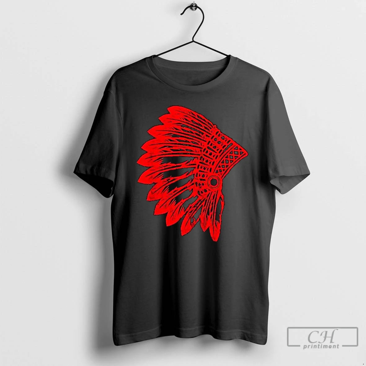 Premium Native American Indian Chief Shaman Skull Wolves Moon T-Shirts, Hoodie, Sweatshirt | PopFlextees.com