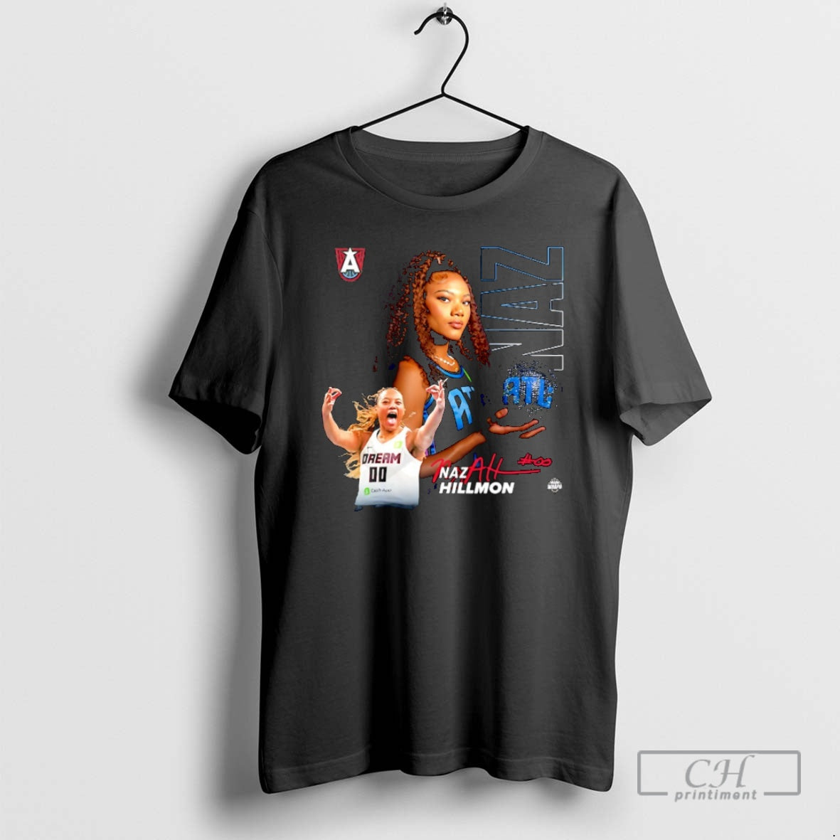 Premium Naz Hillmon Atlanta Dream Player Collage Signature Christmas Shirt Sweater Hoodie, Sweatshirt | PopFlextees.com