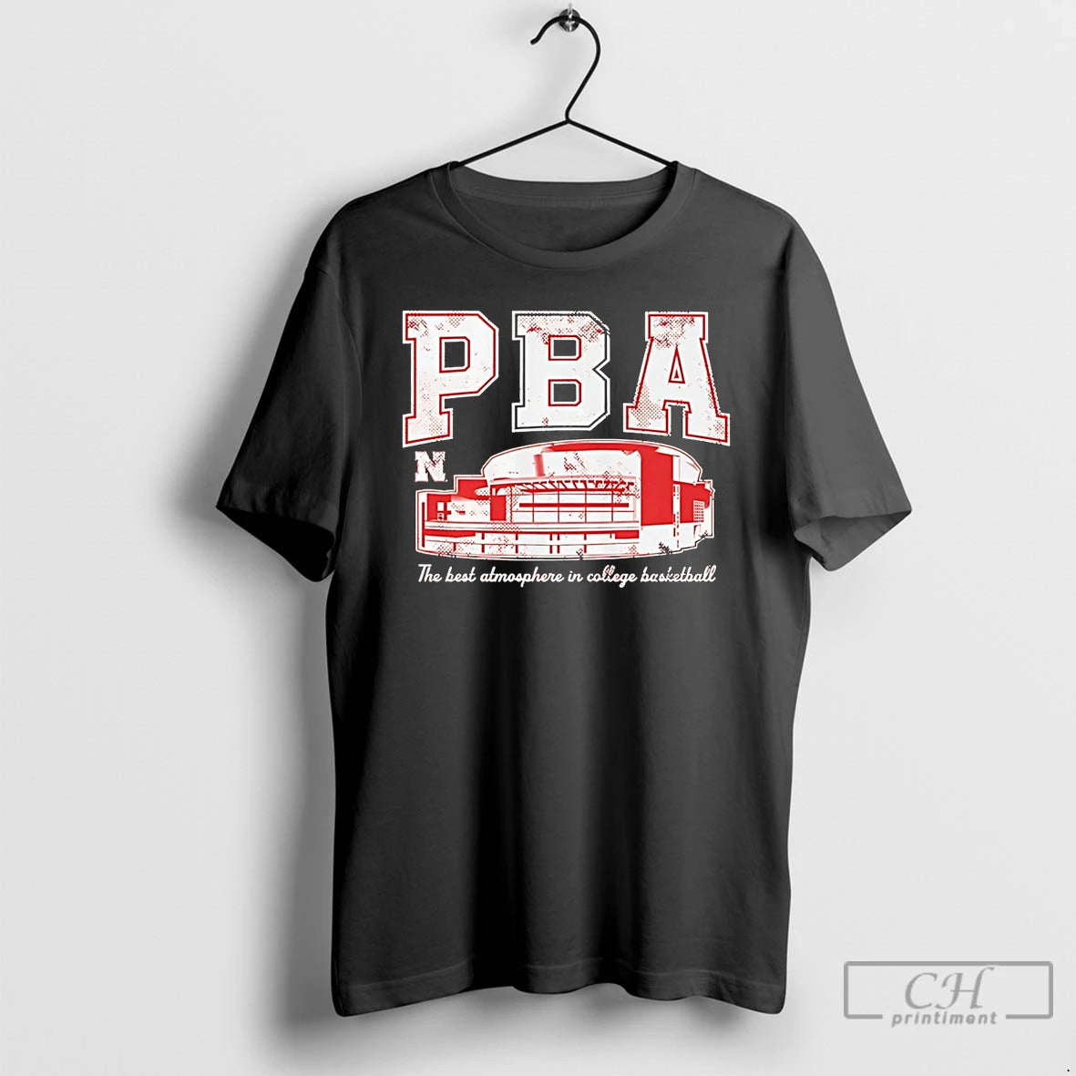 Premium Nebraska Cornhuskers Pba The Best Atmosphere In College Basketball T-Shirts, Hoodie, Sweatshirt | PopFlextees.com