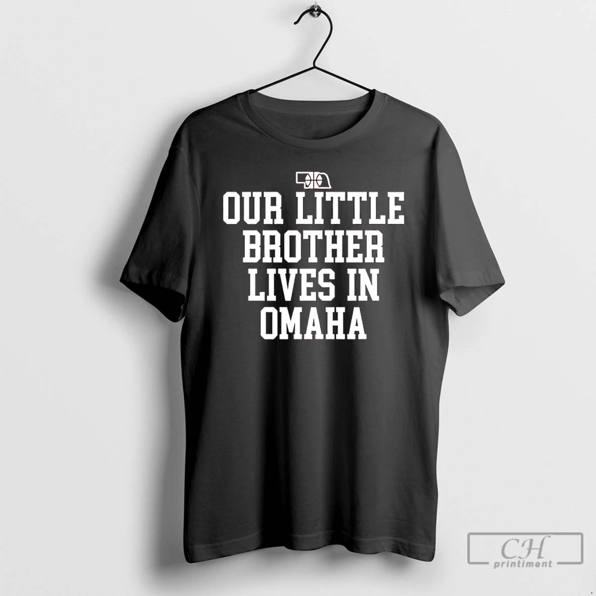 Premium Nebraska Rivalry Our Little Brother Lives In Omaha T-Shirts, Hoodie, Sweatshirt | PopFlextees.com
