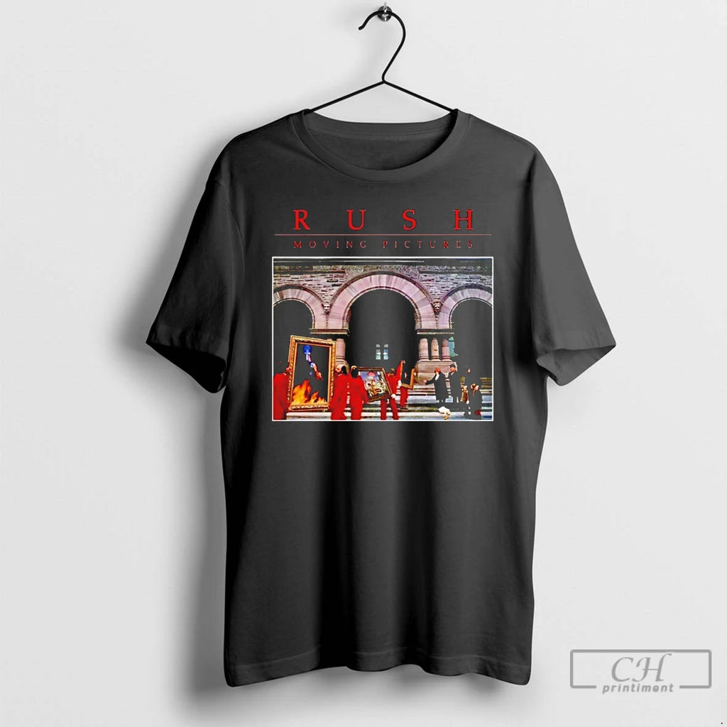 Premium New Arrival Rush Moving Pictures Vintage T-Shirts, Hoodie, Sweatshirt | PopFlextees.com