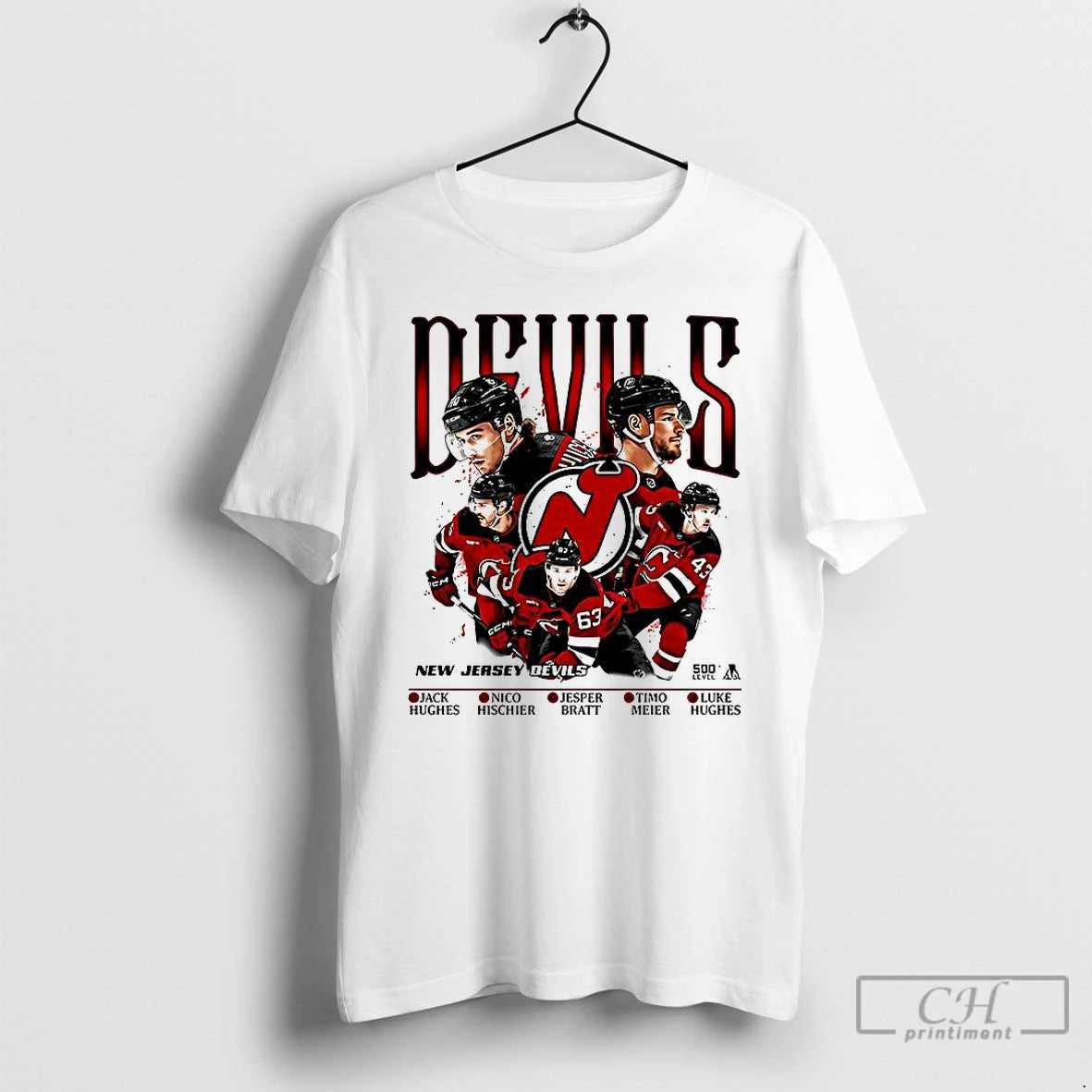 Premium New Jersey Devils 5 Stars T-Shirts, Hoodie, Sweatshirt | PopFlextees.com