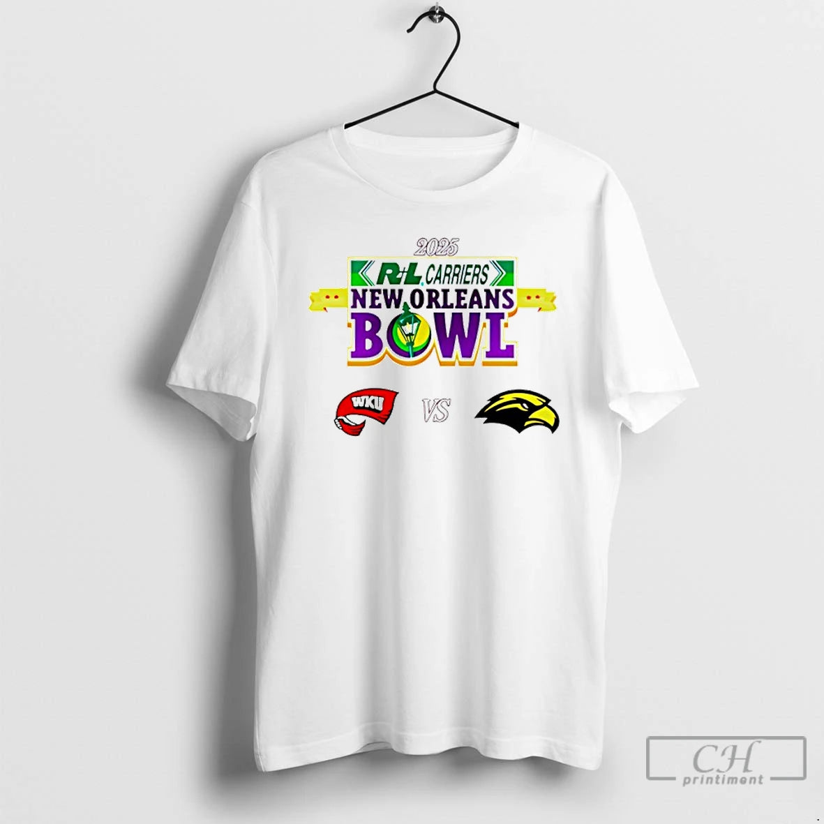 Premium New Orleans Bowl 2025 Western Kentucky Vs Southern Miss T-Shirts, Hoodie, Sweatshirt | PopFlextees.com