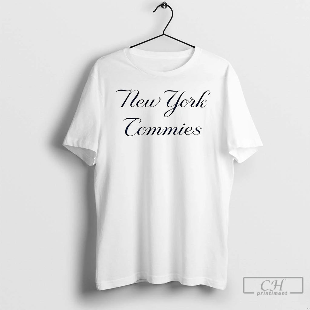 Premium New York Commies 2026 Text T-Shirts, Hoodie, Sweatshirt | PopFlextees.com
