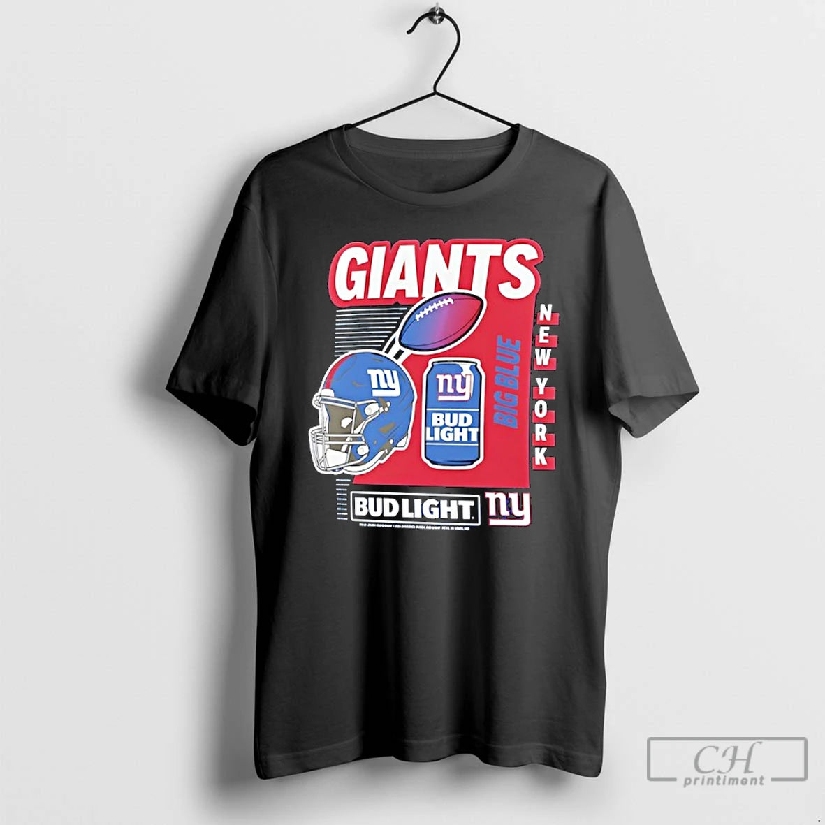 Premium New York Giants Bud Light Big Blue T-Shirts, Hoodie, Sweatshirt | PopFlextees.com