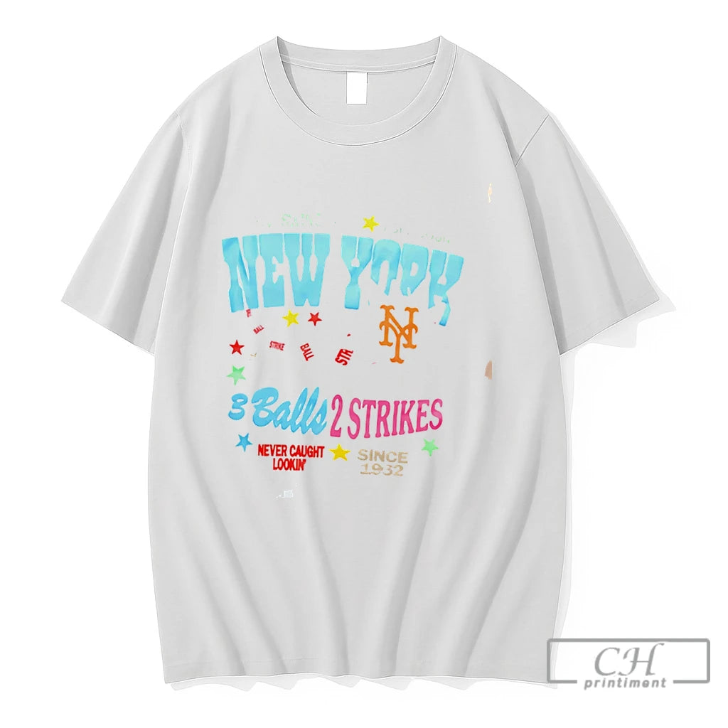 Premium New York Mets 3 Balls 2 Strikes Never Caught Lookin Tee T Shirts Sweater
