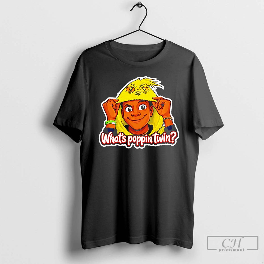 Premium Nick Darnell Whats Poppin Twin T-Shirts, Hoodie, Sweatshirt | PopFlextees.com