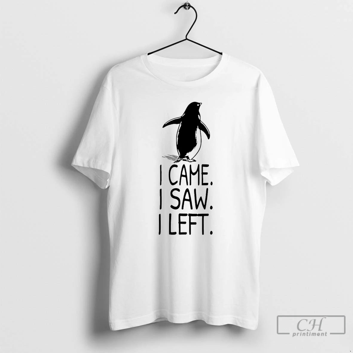Premium Nihilist Penguin I Came I Saw I Left T-Shirts, Hoodie, Sweatshirt | PopFlextees.com
