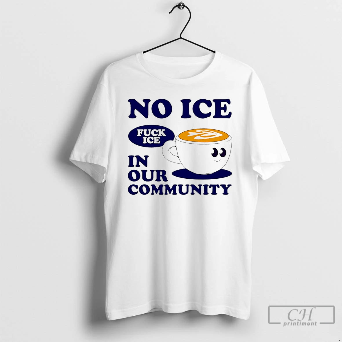 Premium No Ice In Our Community Fck Ice T-Shirts, Hoodie, Sweatshirt | PopFlextees.com