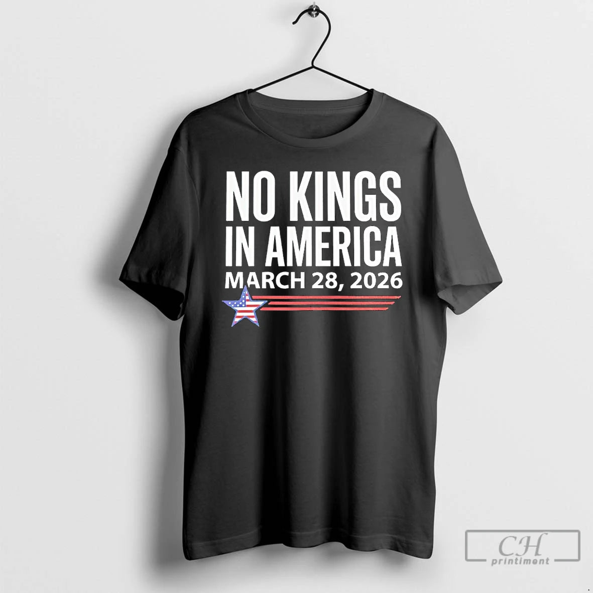 Premium No Kings In America March 28 2026 T-Shirts, Hoodie, Sweatshirt | PopFlextees.com