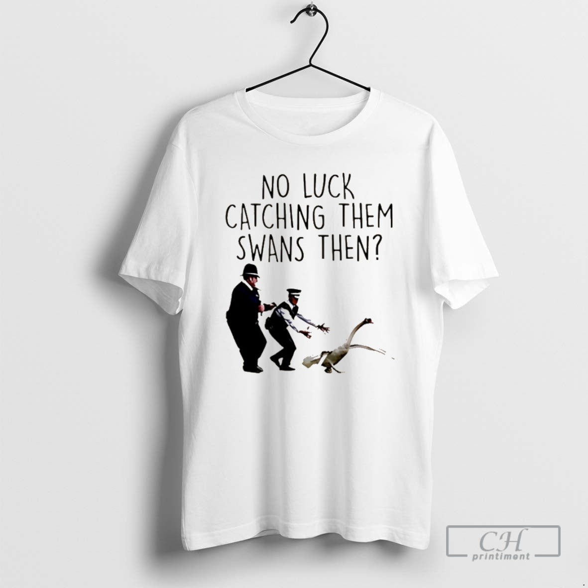 Premium No Luck Catching Them Swans Cornetto Trilogy Christmas Shirt Sweater Hoodie, Sweatshirt | PopFlextees.com