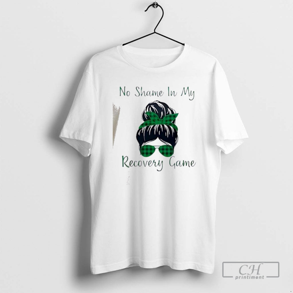 Premium No Shame In My Recovery Game Green Shirt Sweater Hoodie, Sweatshirt | PopFlextees.com
