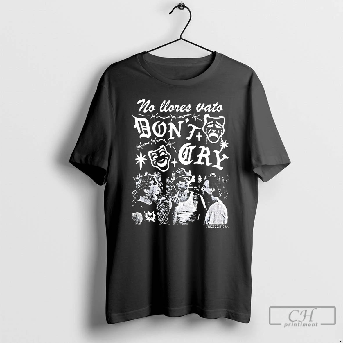 Premium No Llores Vato Bonta Cry T-Shirts, Hoodie, Sweatshirt | PopFlextees.com
