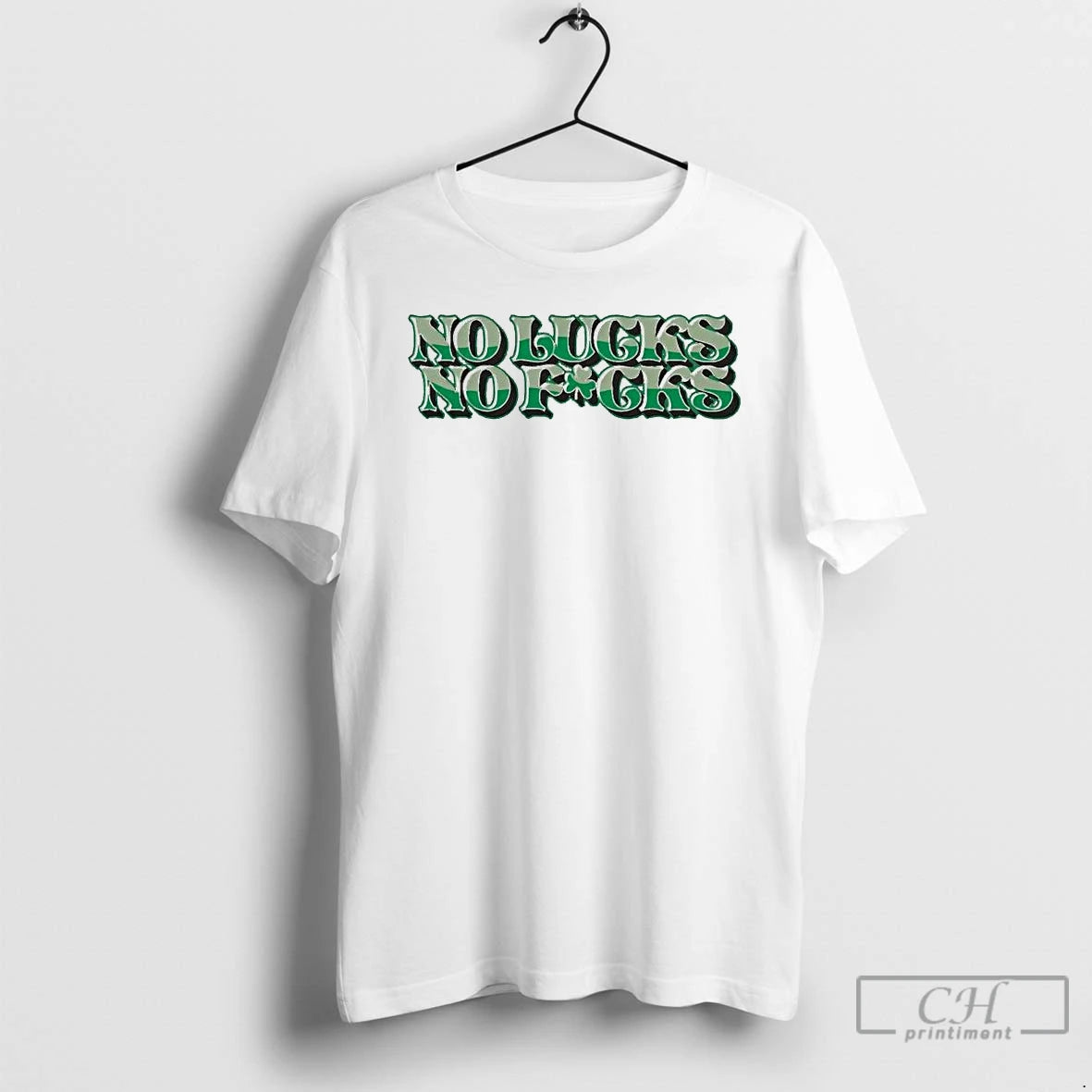 Premium No Lucks No Fucks Irish St Patricks Day T-Shirts, Hoodie, Sweatshirt | PopFlextees.com