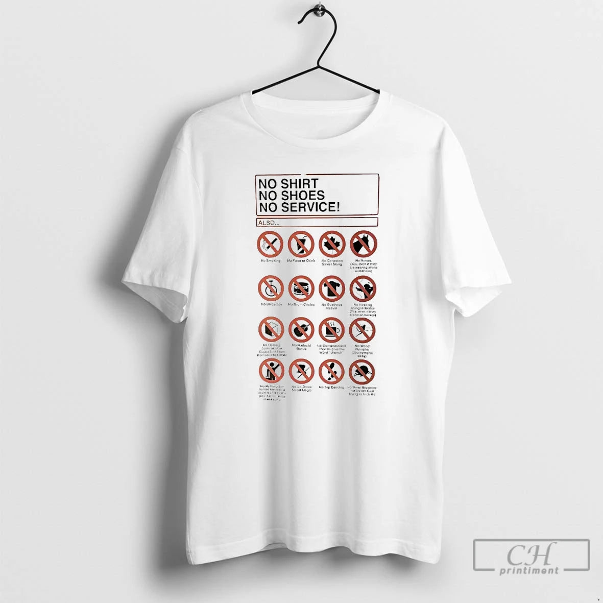 Premium No Shoes No No Service T-Shirts, Hoodie, Sweatshirt | PopFlextees.com